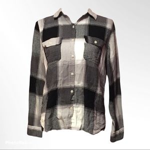 Universal Thread Blue Plaid Shirt